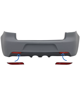 Paraurti posteriore Reflector compatibile con VW Golf 6 VI (2008-2013) R20 (Cod. K-RBRVWG6R20)