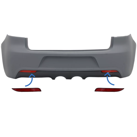 Paraurti posteriore Reflector compatibile con VW Golf 6 VI (2008-2013) R20 (Cod. K-RBRVWG6R20)