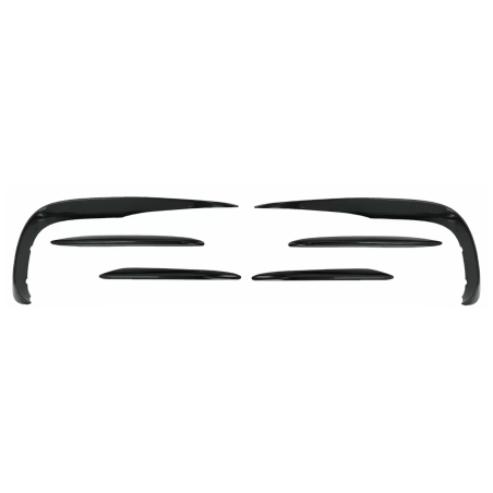 Paraurti anteriore Splitters Fins Aero compatibile con Mercedes Classe E W213 S213 C238 A238 Sport L