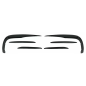 Paraurti anteriore Splitters Fins Aero compatibile con Mercedes Classe E W213 S213 C238 A238 Sport L