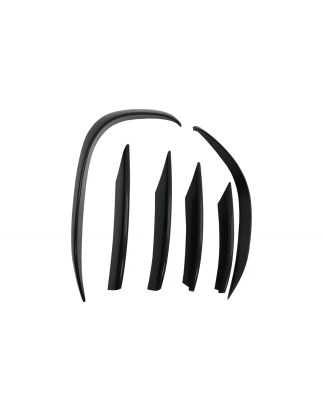 Paraurti anteriore Splitters Fins Flaps Aero compatibile con Mercedes C-Classe W205 S205 C205 A205 F