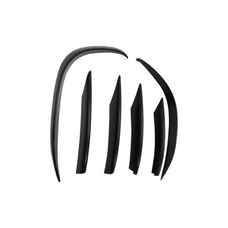 Paraurti anteriore Splitters Fins Flaps Aero compatibile con Mercedes C-Classe W205 S205 C205 A205 F
