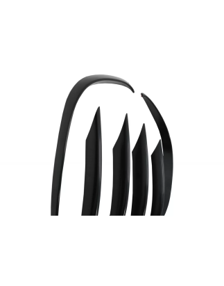 Paraurti anteriore Splitters Fins Flaps Aero compatibile con Mercedes C-Classe W205 S205 C205 A205 F