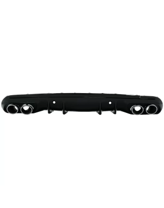 Paraurti posteriore Diffusore con Terminali di scarico compatibile con Mercedes C-Classe W205 S205 S