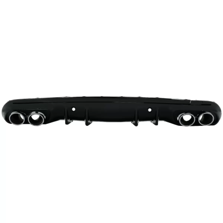 Paraurti posteriore Diffusore con Terminali di scarico compatibile con Mercedes C-Classe W205 S205 S