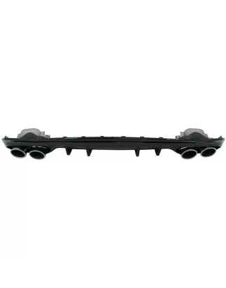 Paraurti posteriore Diffusore con Terminali di scarico compatibile con Mercedes C-Classe W205 S205 S