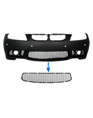 Paraurti anteriore Middle Lower Grille compatibile con BMW 3 Serie E90 E91 Pre-LCI (2004-2008) E92 E