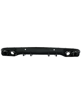 Paraurti posteriore Spoiler Diffusore Double Outlet con Terminali di scarico compatibile con Mercede