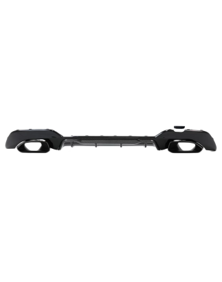 Paraurti posteriore Spoiler Diffusore con Terminali di scarico compatibile con BMW 3 Serie G20 G28 B