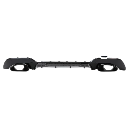 Paraurti posteriore Spoiler Diffusore con Terminali di scarico compatibile con BMW 3 Serie G20 G28 B