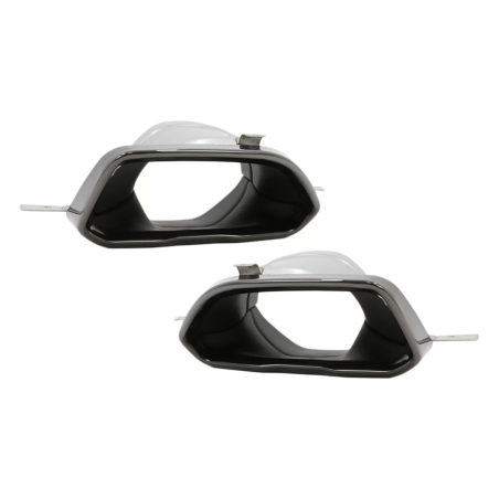 Paraurti posteriore Spoiler Diffusore con Terminali di scarico compatibile con BMW 3 Serie G20 G28 B