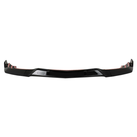 Paraurti anteriore Lip compatibile con Mercedes C-Classe W204 S204 C204 Facelift (2011-2015) nero lu