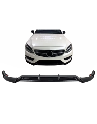 Paraurti anteriore Lip compatibile con Mercedes C-Classe W205 Berlina S205 T-Modell A205 Cabrio C205