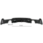 Paraurti posteriore Diffusore compatibile con BMW 4 Serie F32 F33 F36 (2013-2019) Cabrio M design Tw