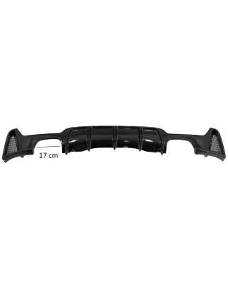Paraurti posteriore Diffusore compatibile con BMW 4 Serie F32 F33 F36 (2013-2019) Cabrio M design Tw