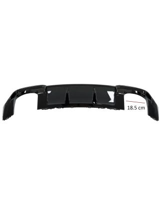 Paraurti posteriore Spoiler Diffusore compatibile con Audi A3 8V Facelift (2016-2019) Berlina Cabrio