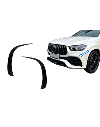 Paraurti anteriore Flaps Side Fins Flics compatibile con Mercedes GLE W167 GLE C167 (2019-in poi) on