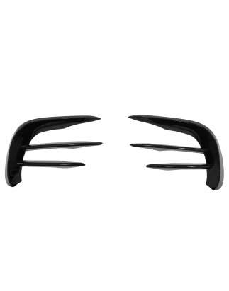 Paraurti anteriore Flaps Side Fins Flics compatibile con Mercedes Classe E W213 S213 C238 A238 Facel