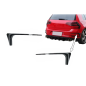 Paraurti posteriore Splitters Fins Fog Lamp Trims compatibile con VW Golf 7.5 (2017-2019) (Cod. K-RB