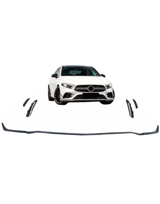 Paraurti anteriore Lip Extension compatibile con Mercedes A-Classe W177 V177 Sport-Line / A35 (04.20