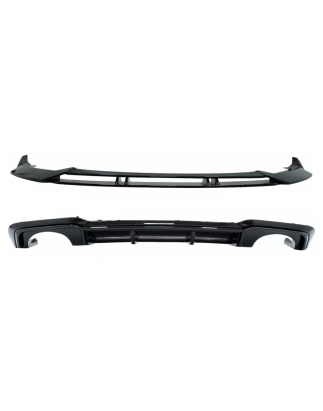 Paraurti posteriore Spoiler Diffusore con Spoiler Lip compatibile con Audi A3 8V Facelift (2017-2019