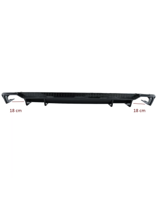 Paraurti posteriore Spoiler Diffusore d'aria compatibile con Audi A5 F5 S-Line (2017-2019) RS5 desig