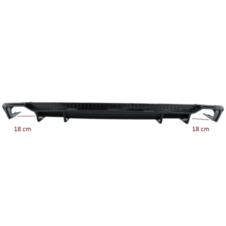 Paraurti posteriore Spoiler Diffusore d'aria compatibile con Audi A5 F5 S-Line (2017-2019) RS5 desig