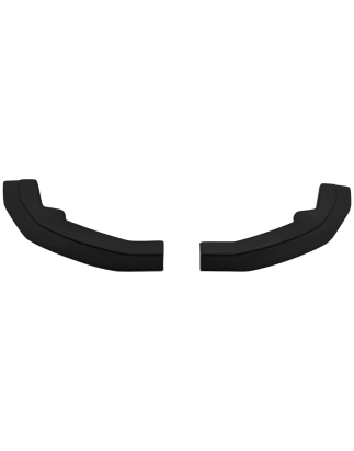 Paraurti posteriore Side Splitters Fins compatibile con Alfa Romeo Stelvio 949 (2016-2020) nero (Cod