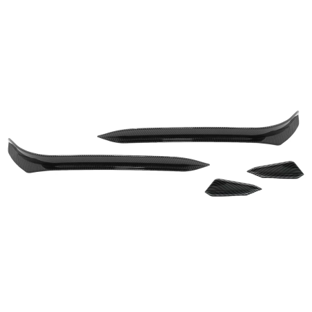 Paraurti anteriore Side Fins Flaps compatibile con VW Golf 7.5 GTI 5G Hatchback (2017-2020) look car