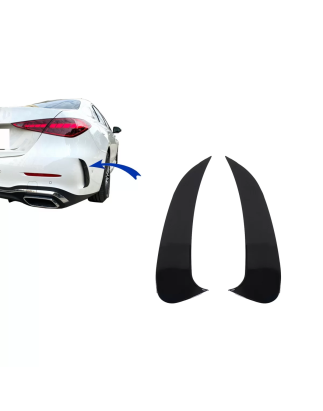 Paraurti posteriore Side Fins Flaps compatibile con Mercedes C Classe W206 Sport Line (2021-in poi) 