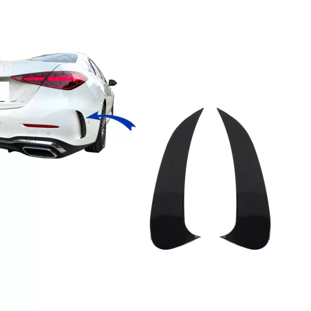 Paraurti posteriore Side Fins Flaps compatibile con Mercedes C Classe W206 Sport Line (2021-in poi) 