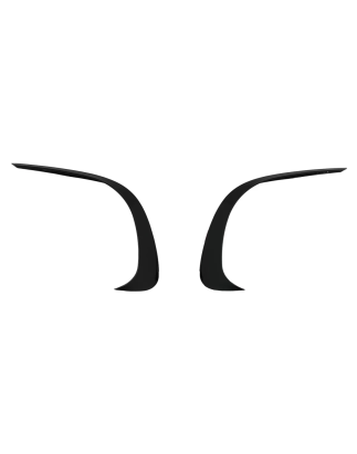 Paraurti anteriore Splitters Fins Aero compatibile con Mercedes C Classe W206 Sport Line (2021-in po