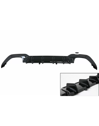 Paraurti posteriore Spoiler Diffusore compatibile con BMW 3 Serie G20 G28 Berlina G21 Touring (2018-