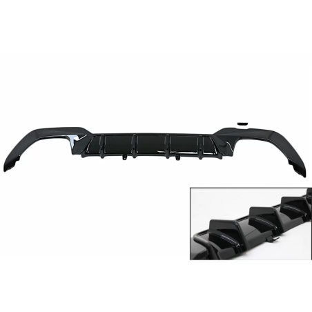 Paraurti posteriore Spoiler Diffusore compatibile con BMW 3 Serie G20 G28 Berlina G21 Touring (2018-