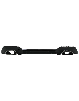 Paraurti posteriore Spoiler Diffusore con cromato Terminali di scarico compatibile con BMW 3 Serie G