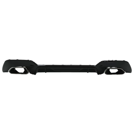 Paraurti posteriore Spoiler Diffusore con cromato Terminali di scarico compatibile con BMW 3 Serie G