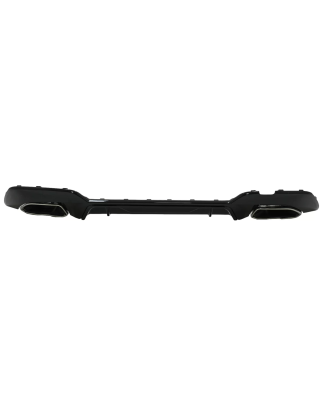 Paraurti posteriore Spoiler Diffusore con cromato Terminali di scarico compatibile con BMW 3 Serie G