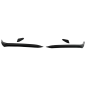 Paraurti anteriore Side Fins Flaps compatibile con VW Golf 7.5 GTI 5G Hatchback (2017-2020) nero luc