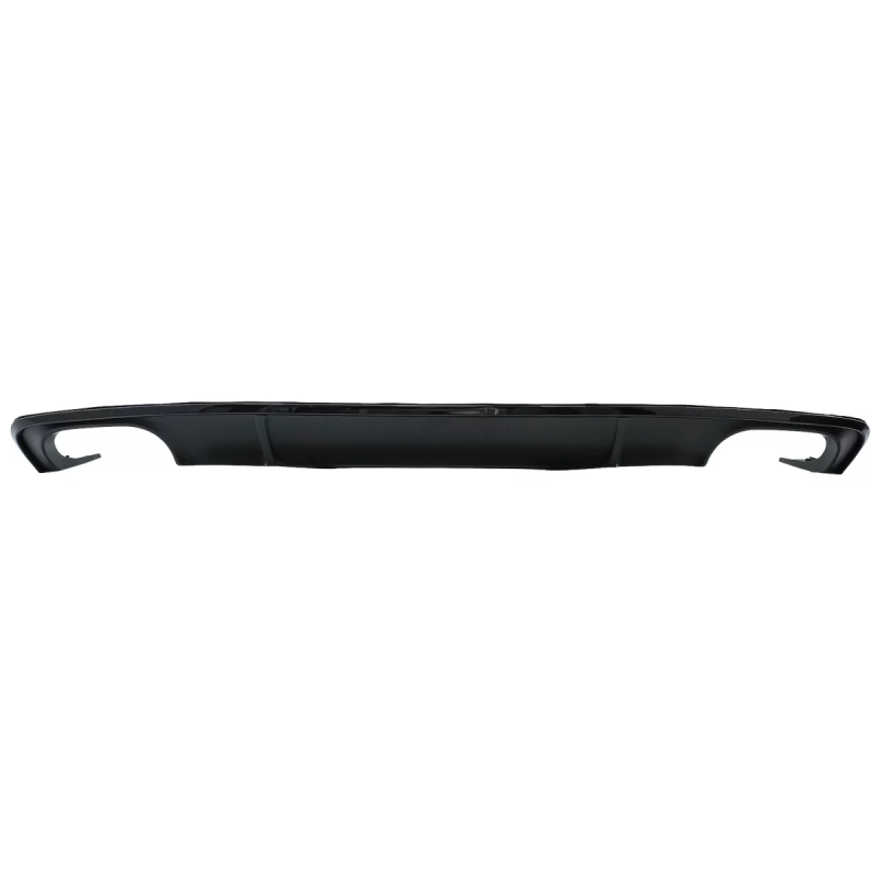 Paraurti posteriore Spoiler Diffusore compatibile con Audi A4 B9 8W Berlina Avant (2016-2018) nero S