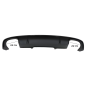 Paraurti posteriore Spoiler Diffusore compatibile con Audi A4 B9 8W Berlina Avant (2016-2018) nero S