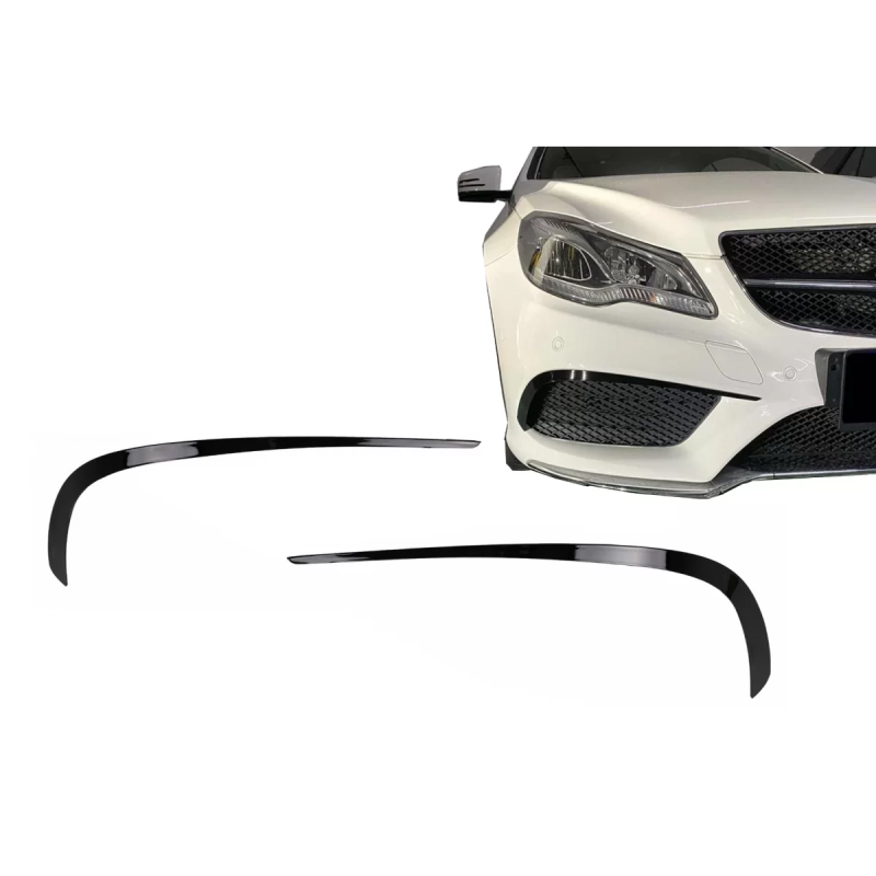 Paraurti anteriore Flaps Side Fins Flacs compatibile con Mercedes Classe E C207 A207 Cabrio Facelift
