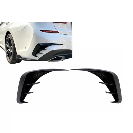 Paraurti posteriore Flaps Side Fins Flics compatibile con BMW 3 Serie G20 G21 G28 M-Sport (2018-in p