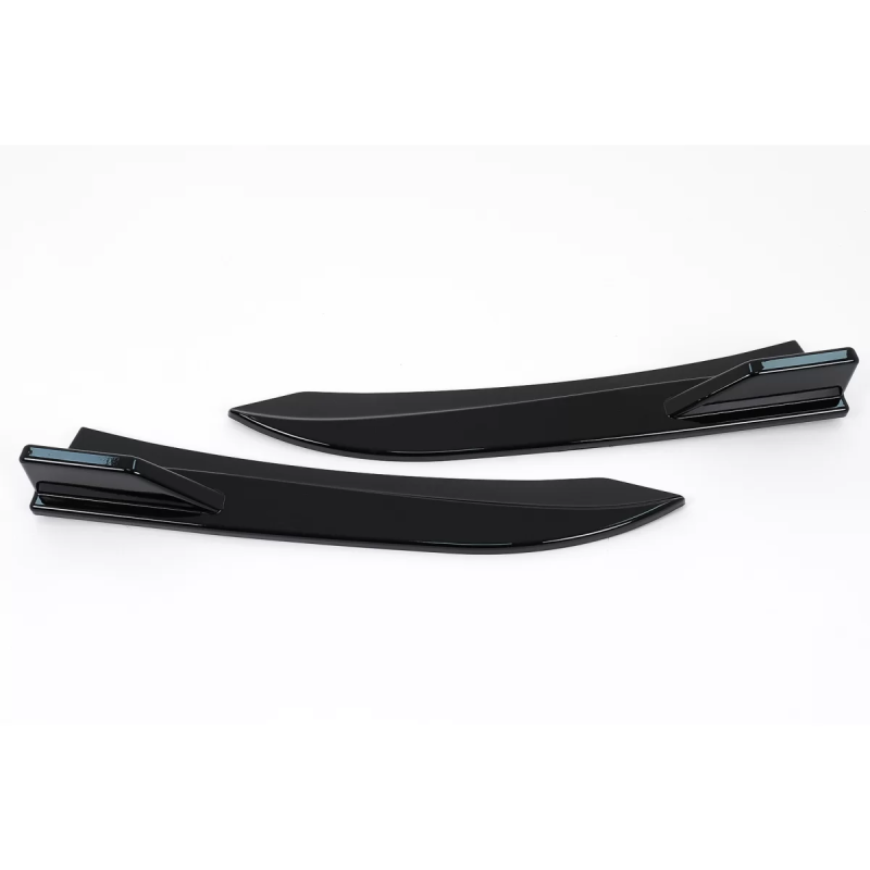 Paraurti posteriore Flaps Side Fins Flics compatibile con BMW 3 Serie F30 F31 (2011-2019) nero lucid