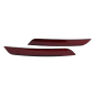 Paraurti posteriore Reflector compatibile con BMW 5 Serie F10 (2011-in poi) design M5 (Cod. K-RBRBMF