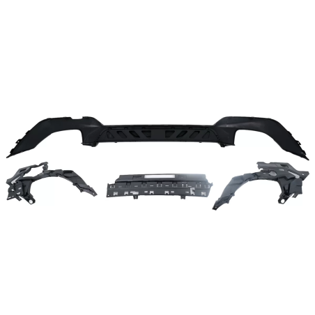 Paraurti posteriore Diffusore compatibile con BMW 3 Serie G20 G28 Berlina G21 Touring (2018-2022) Mi