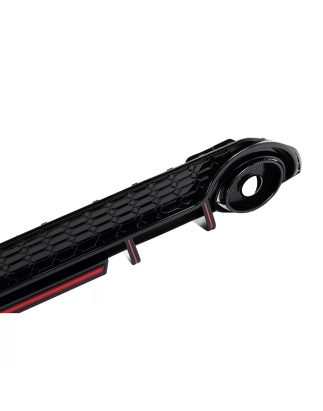 Paraurti posteriore Spoiler Diffusore compatibile con Audi A3 8Y Hatchback S-Line S3 (2020-) (Cod. K