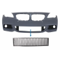 Paraurti anteriore Central Lower Grille compatibile con BMW 5 Serie F10 F11 M-Tech (2009-2017) (Cod.