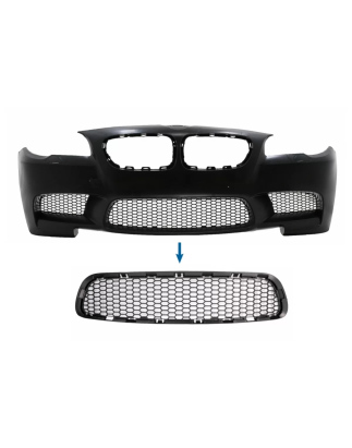 Paraurti anteriore Central Lower Grille compatibile con BMW 5 Serie F10 F11 M5 (2009-2017) (Cod. K-F
