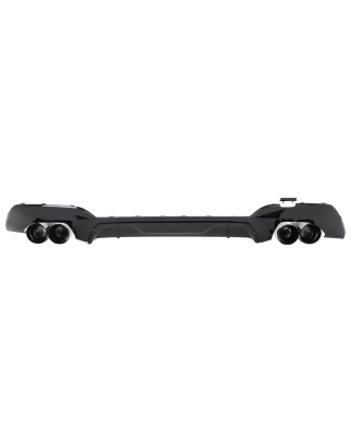 Paraurti posteriore Diffusore con Terminali di scarico compatibile con BMW 3 Serie G20 G28 Berlina G