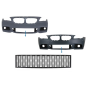 Paraurti anteriore Central Lower Grille compatibile con BMW 5 Serie F10 F11 M-Tech (2009-2017) (Cod.
